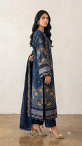 Midnight Embroidery 3 Piece Viscose Unsitched