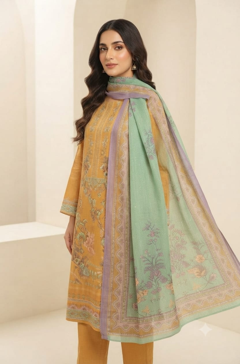 Premium 3 Piece linen Muasummery Winter